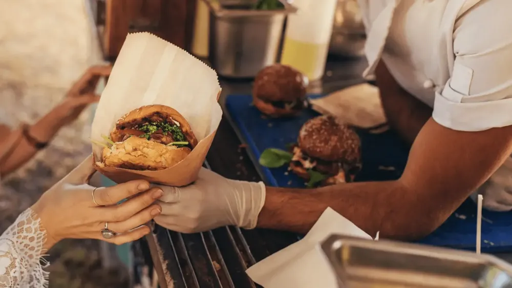 Burger kebab à Le Fœil